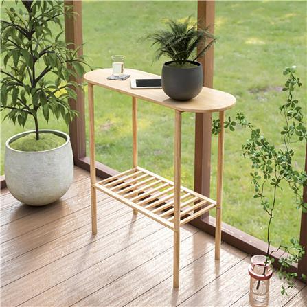 ชั้นวางของโล่ง 2 ชั้น KONCEPT OMYNI 19230672 98 ซม. สีไม้อ่อน_5