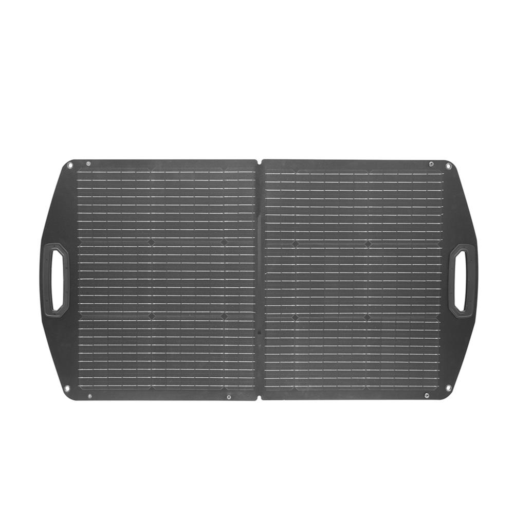 แผงโซลาร์เซลล์แบบพกพา KAMPF KP-100 100 วัตต์ สีดำ