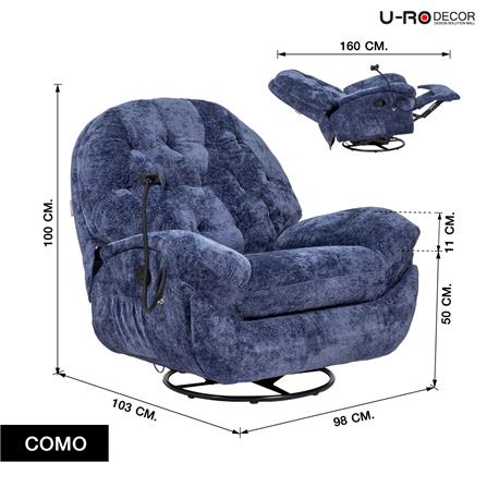 RECLINER U-RODECOR COMO สีกรมท่า_16