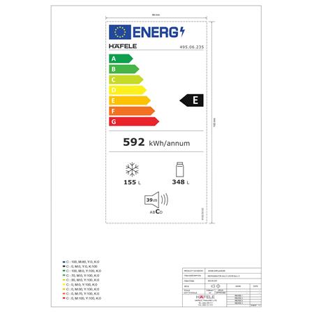 ตู้เย็น MULTI DOOR HAFELE 495.06.235 17.8 คิว กระจกดำ_7