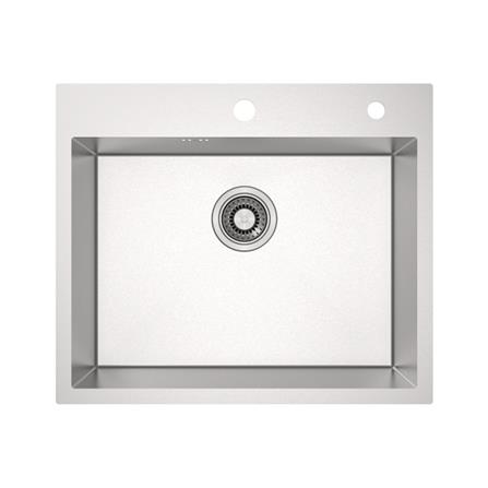 ซิงค์ฝัง 1 หลุม MEX SQ60-MF สีเงิน_1