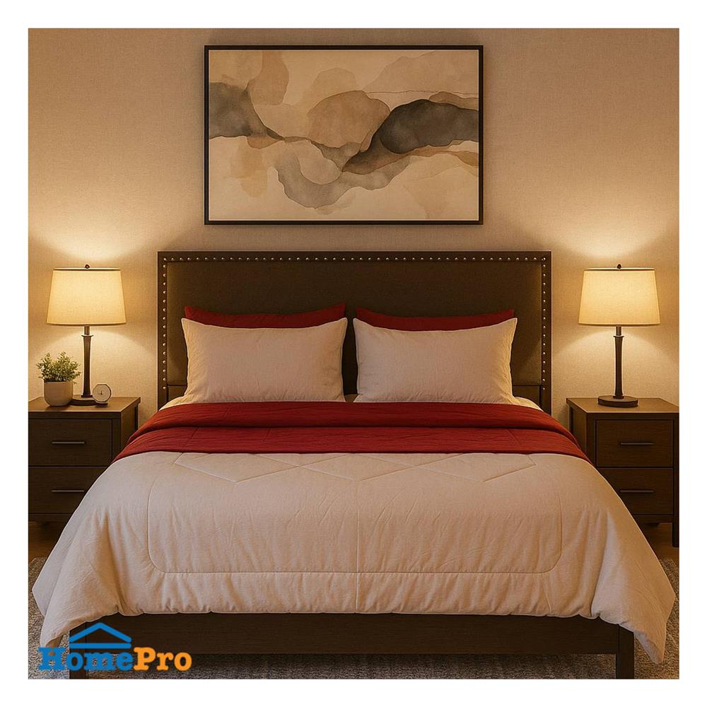 ผ้านวม SANTA BEDDING 100x90 นิ้ว สี PINK/RED