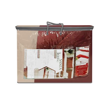 ผ้านวม SANTA BEDDING 100x90 นิ้ว สี PINK/RED_1
