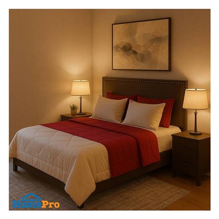 ผ้านวม SANTA BEDDING 100x90 นิ้ว สี PINK/RED_2