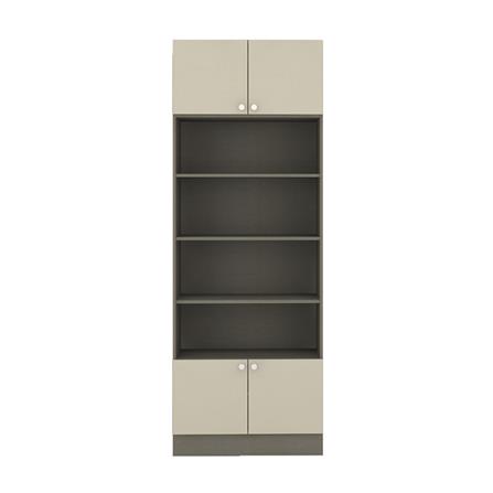 ตู้สูงบานผสม KONCEPT CONTINI PLUS 19232979 80 ซม. สีครีม_0