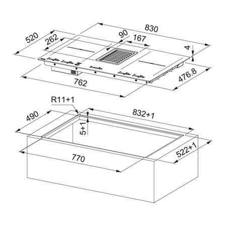 เตาฝังอินดักชั่น FRANKE FMY 839 HI2GETHER 83 ซม._6