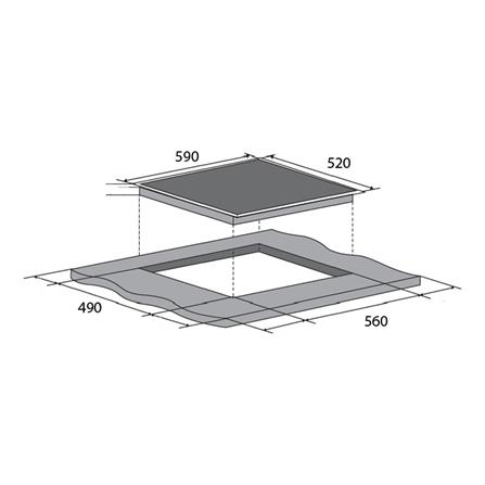 เตาฝังอินดักชั่น TECNOPLUS IDH 3059 DGBOOSTER 60 ซม._4