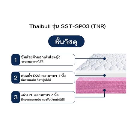 เตียงพับพร้อม TOPPER THAIBULL SST-SP03 (TNR)_8