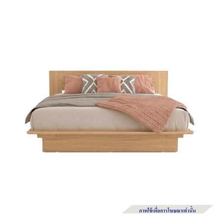 เตียง 5 ฟุต TOMATO HOME B-DQB-01 สีอิชิโอ๊ค_1