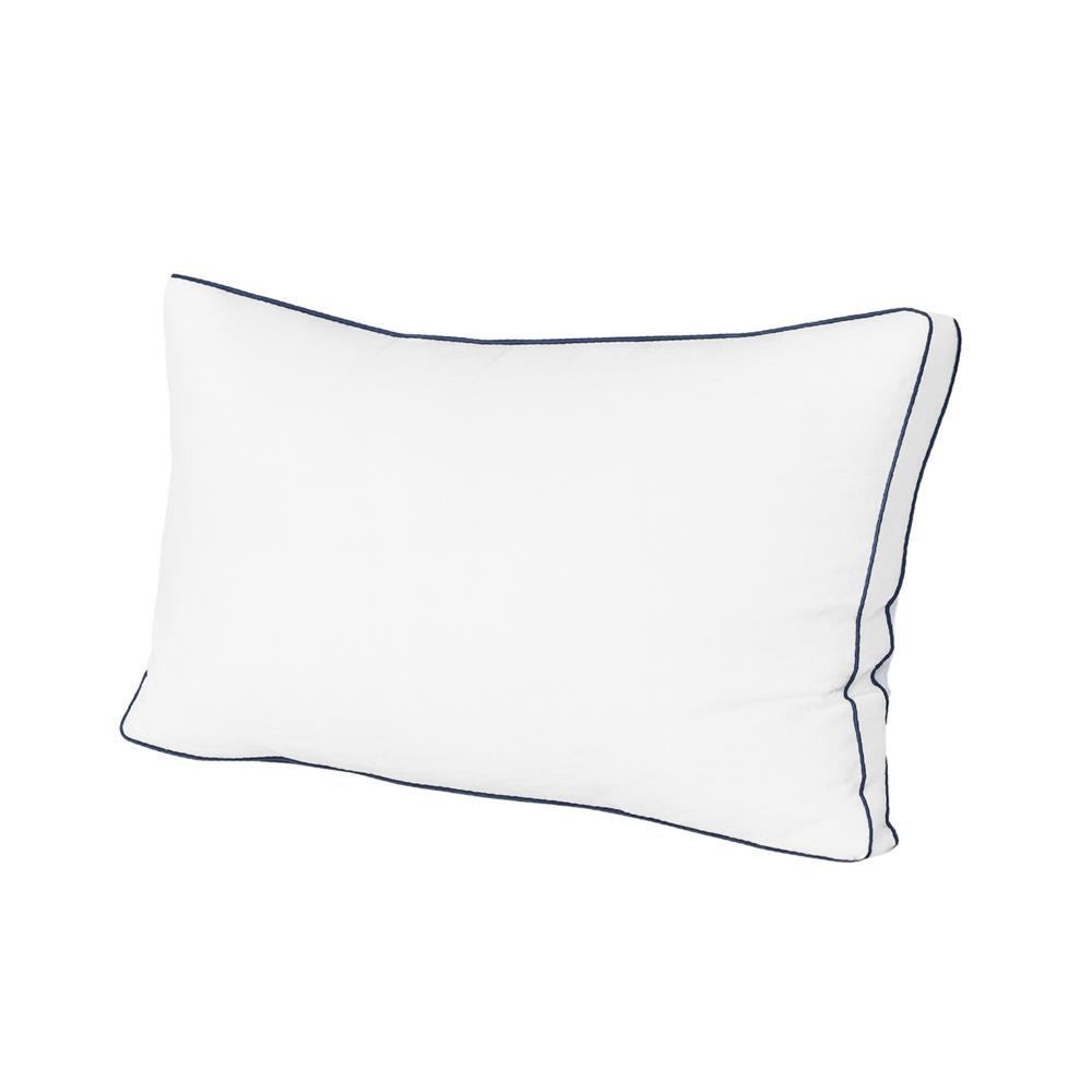 หมอนหนุน ขนห่านเทียม WELCARE SOFT GEL 49x74x19 ซม. สีขาว