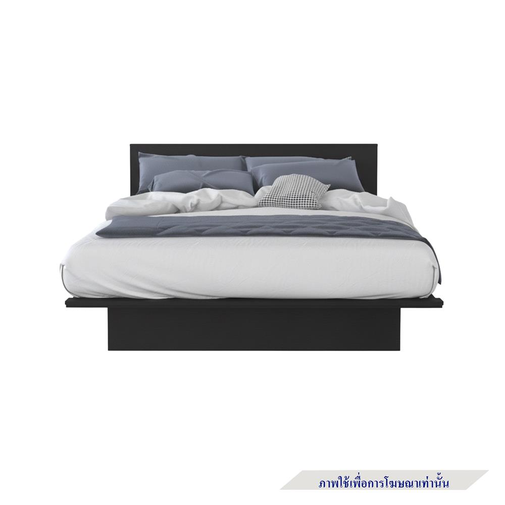 เตียง 6 ฟุต TOMATO HOME B-DK-04 สีแบล็กโอ๊ค