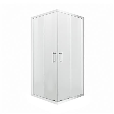 ฉากกั้นอาบน้ำ CRISTINA SQUARE90-Silver 90x90x190 ซม._0