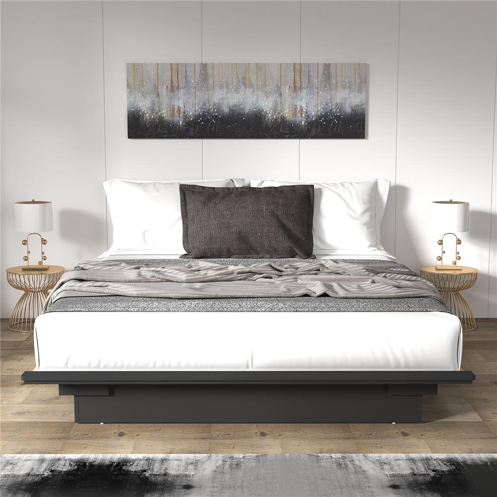 เตียง 6 ฟุต TOMATO HOME B-SK-05 สีดำ