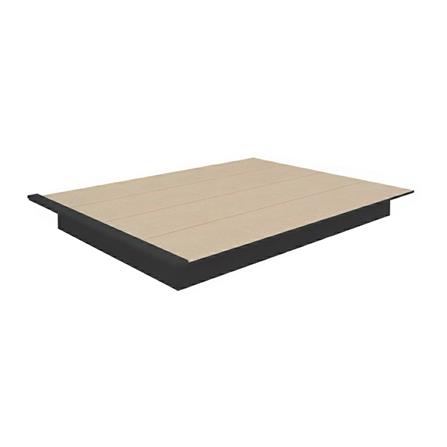 เตียง 6 ฟุต TOMATO HOME B-SK-05 สีดำ_0