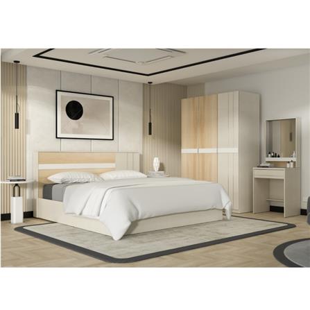 ชุดห้องนอน 5 ฟุต + ชั้นวางของอเนกประสงค์ KONCEPT MAZE 19250615 สีไอโวรี่/ลินด์เบิร์ก_8