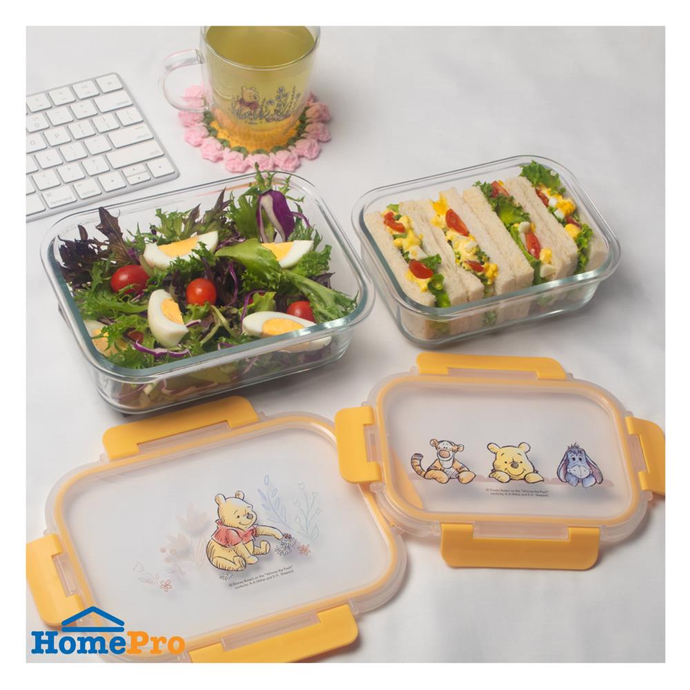 ชุดกล่องอาหารแก้ว PYREX MISTY MORNINGS 0.64 ลิตร และ 1.05 ลิตร (แพ็ก 2 ชิ้น)