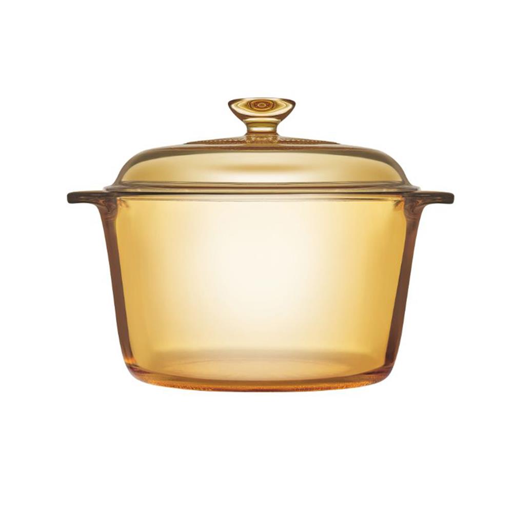 หม้อ 23 ซม. VISIONS VF สีเหลือง/ใส