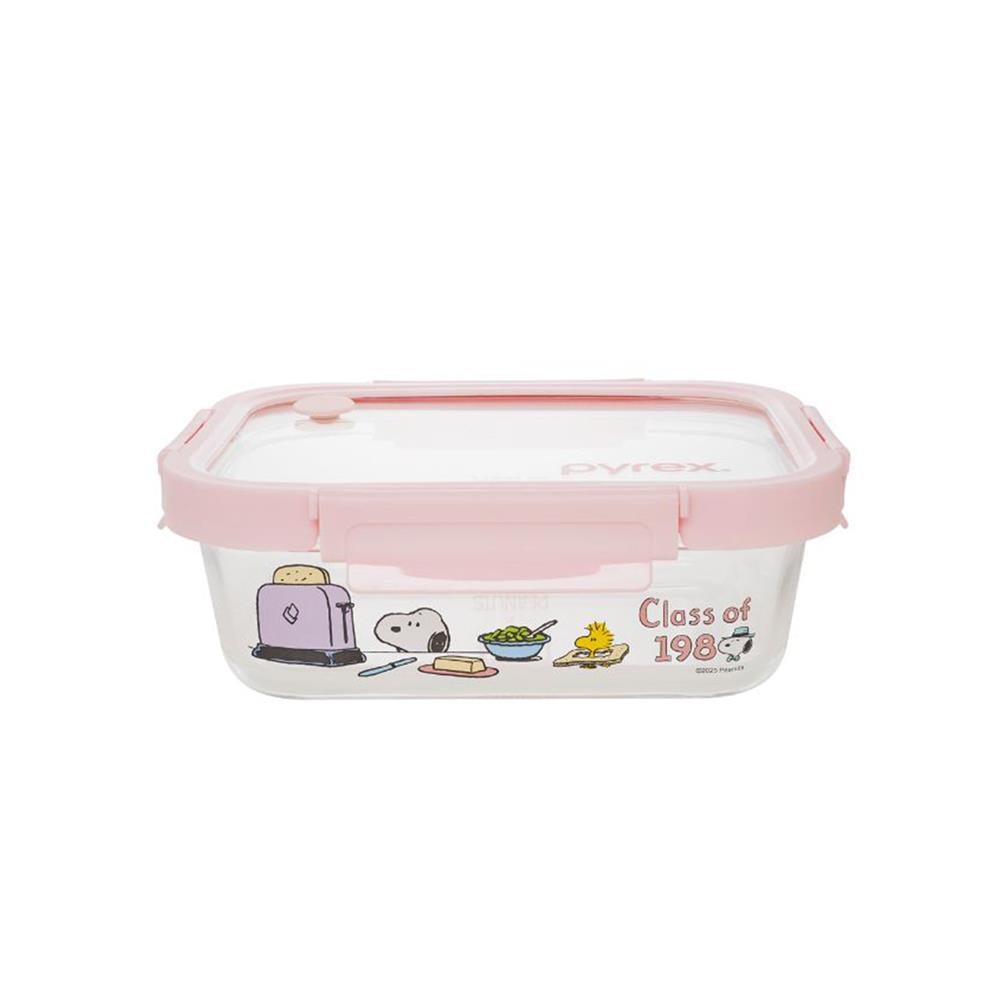 ชุดกล่องอาหารแก้ว PYREX SNOOPY BRUNCH 0.64 ลิตร และ 1.05 ลิตร (แพ็ก 2 ชิ้น)