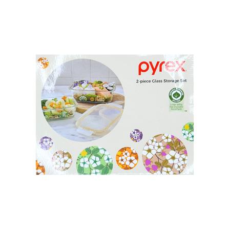 ชุดกล่องอาหารแก้ว PYREX BONBON FLEUR 0.64 ลิตร และ 1.05 ลิตร (แพ็ก 2 ชิ้น)_1