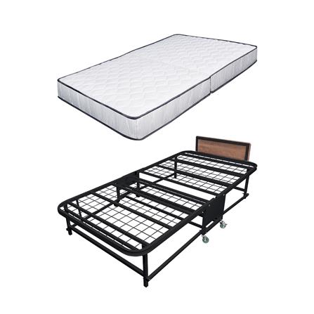 เตียงพับพร้อม TOPPER THAIBULL SSTSFPE245-105TNR 107x198x55 ซม. สีดำ_5