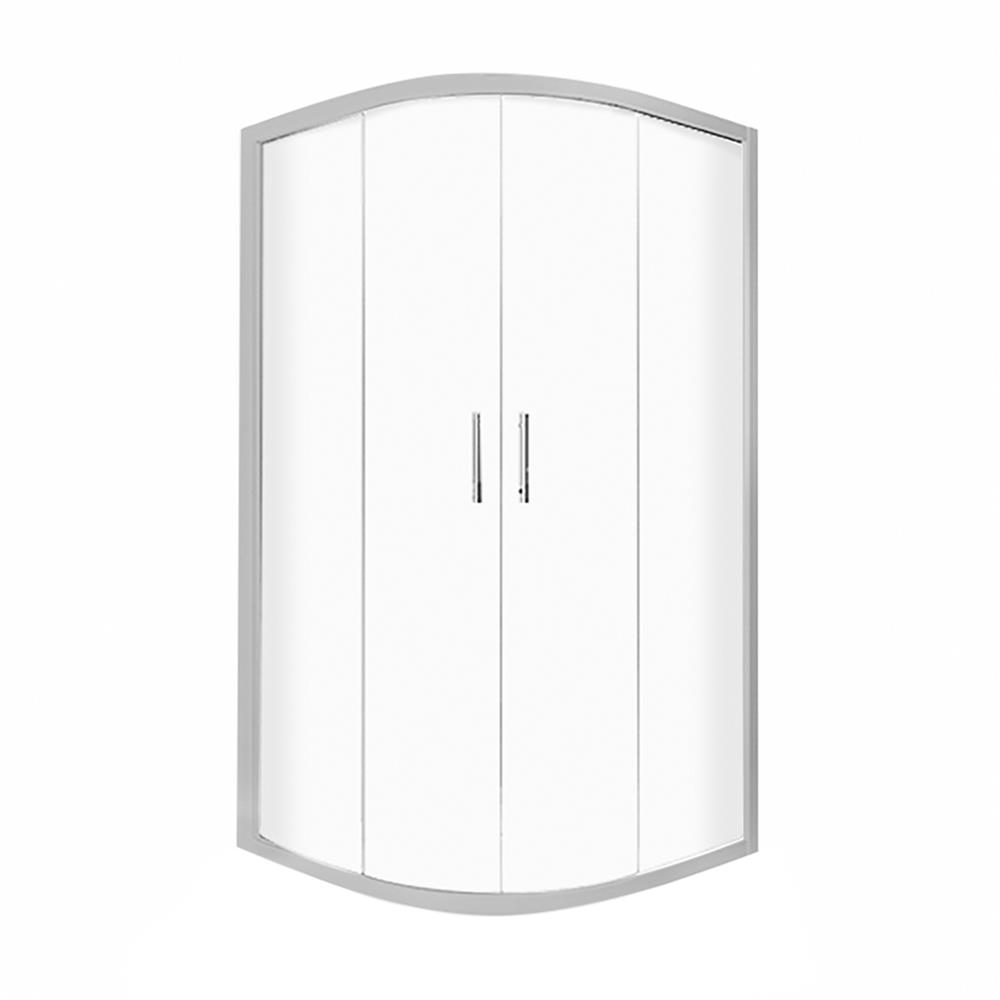 ฉากกั้นอาบน้ำ CRISTINA FAIRY100-Silver 100x100x190 ซม.