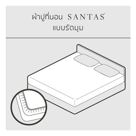 ชุดผ้าปูที่นอน 6 ฟุต (ชุด 5 ชิ้น) SANTAS TEXIMA MODIX GR_4