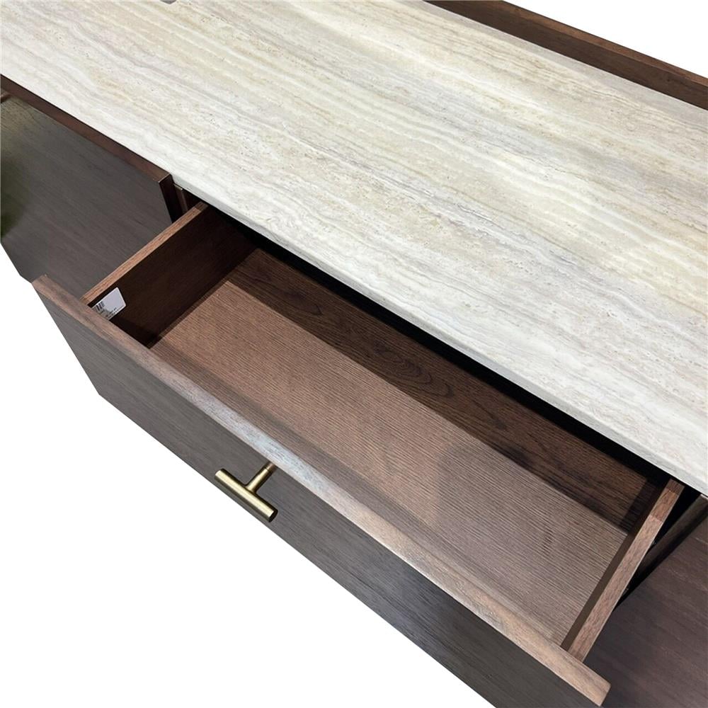 ตู้เตี้ยบานผสม SB FURNITURE WESTINA 19243381 180 ซม. สีวอลนัท