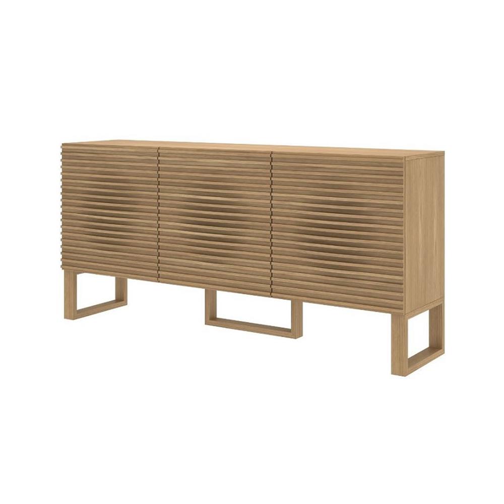 ตู้เตี้ยบานเปิด SB FURNITURE WEAVER 19243377 180 ซม. สีไม้ธรรมชาติ