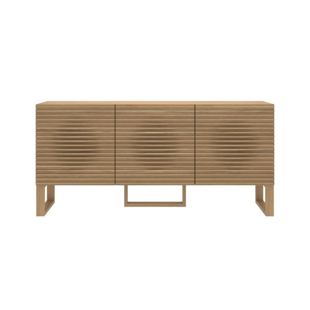 ตู้เตี้ยบานเปิด SB FURNITURE WEAVER 19243377 180 ซม. สีไม้ธรรมชาติ