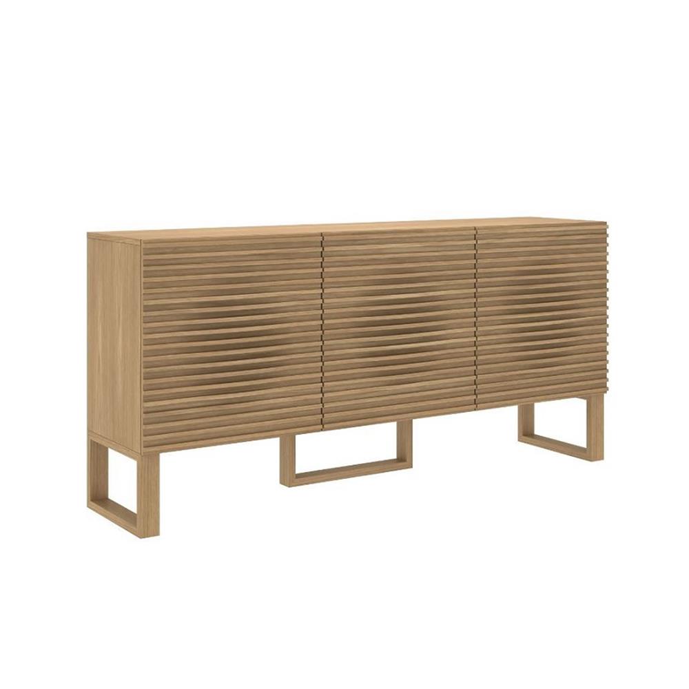 ตู้เตี้ยบานเปิด SB FURNITURE WEAVER 19243377 180 ซม. สีไม้ธรรมชาติ