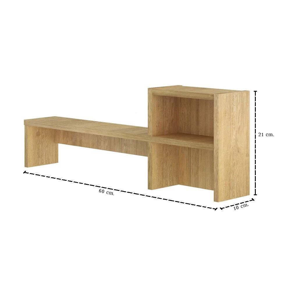 ชั้นวางของโล่ง SB FURNITURE SKIPA 19241411 60 ซม. สีไม้อ่อน
