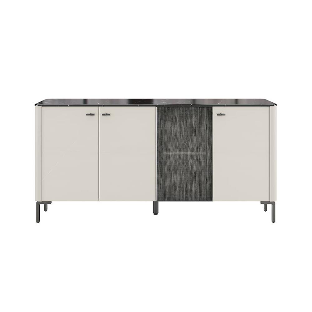 ตู้เตี้ยบานเปิด SB FURNITURE BLESS 19248748 160 ซม. สีอัลมอนด์เบจ