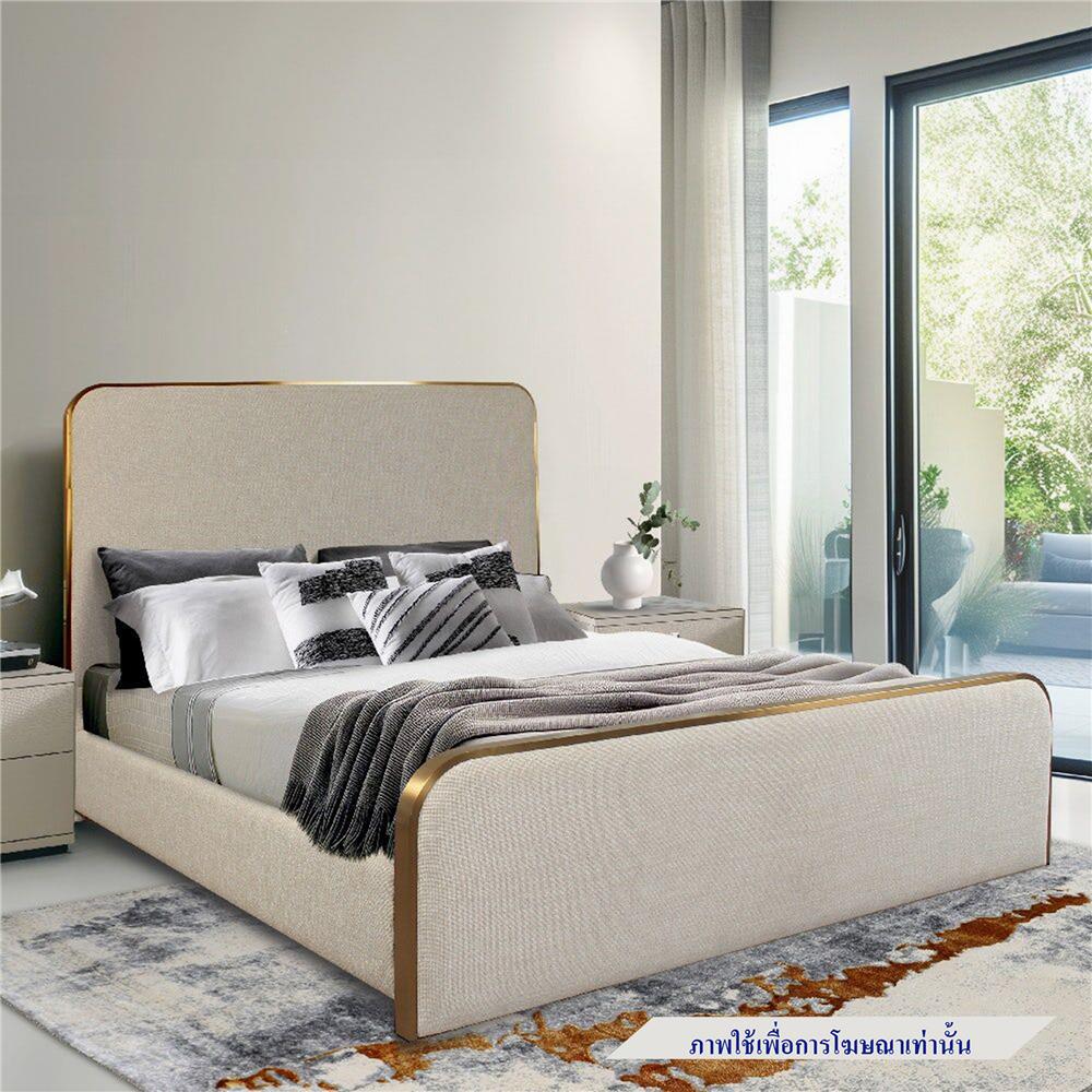 เตียง 5 ฟุต SB FURNITURE GRECIA 19236489 สีครีม