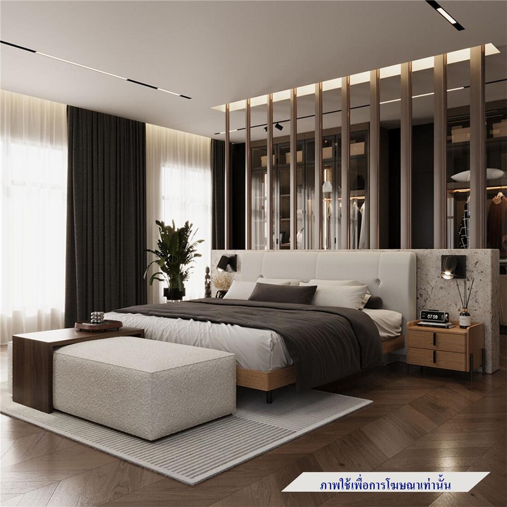 เตียง 5 ฟุต SB FURNITURE WANATA 19239511 สีโอ๊ค