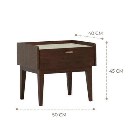 ตู้ข้างเตียง SB FURNITURE WESTINA 19243384 50 ซม. สีวอลนัท_4