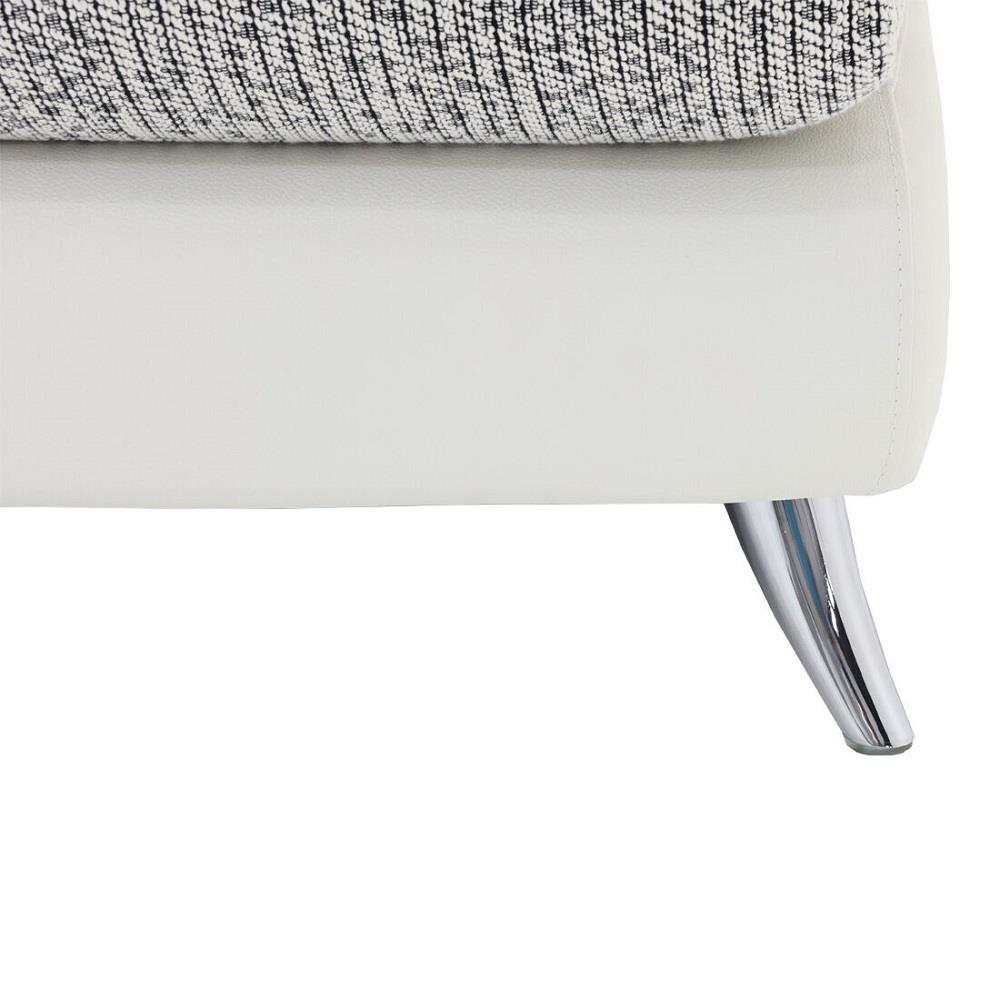 โซฟา 2 ที่นั่ง SB FURNITURE JELLY 19248273 สีขาว/ดำ