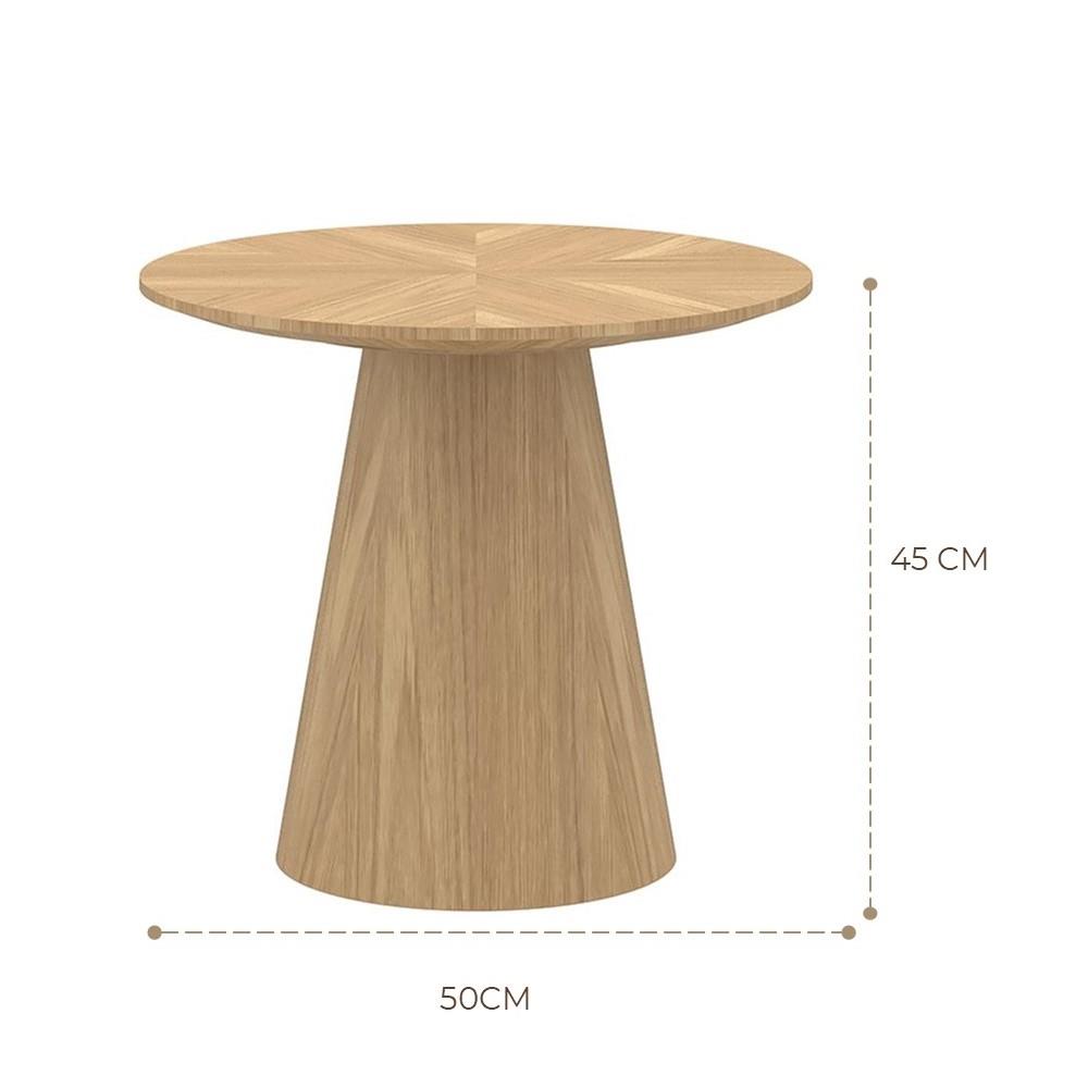 โต๊ะข้าง SB FURNITURE WEAVER 19243380 50 ซม. สีไม้ธรรมชาติ