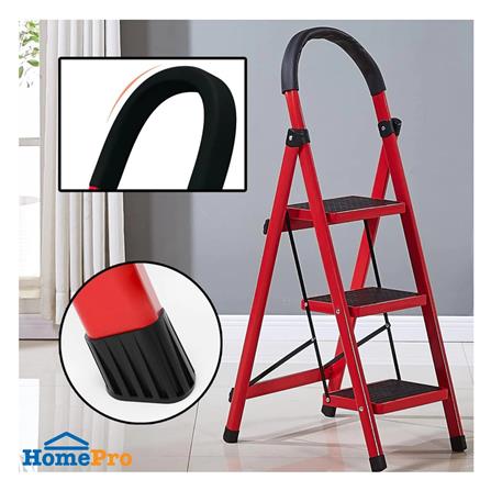 บันได STEP 3 ขั้น BARCO LSHL-003-R สีดำ-แดง_3