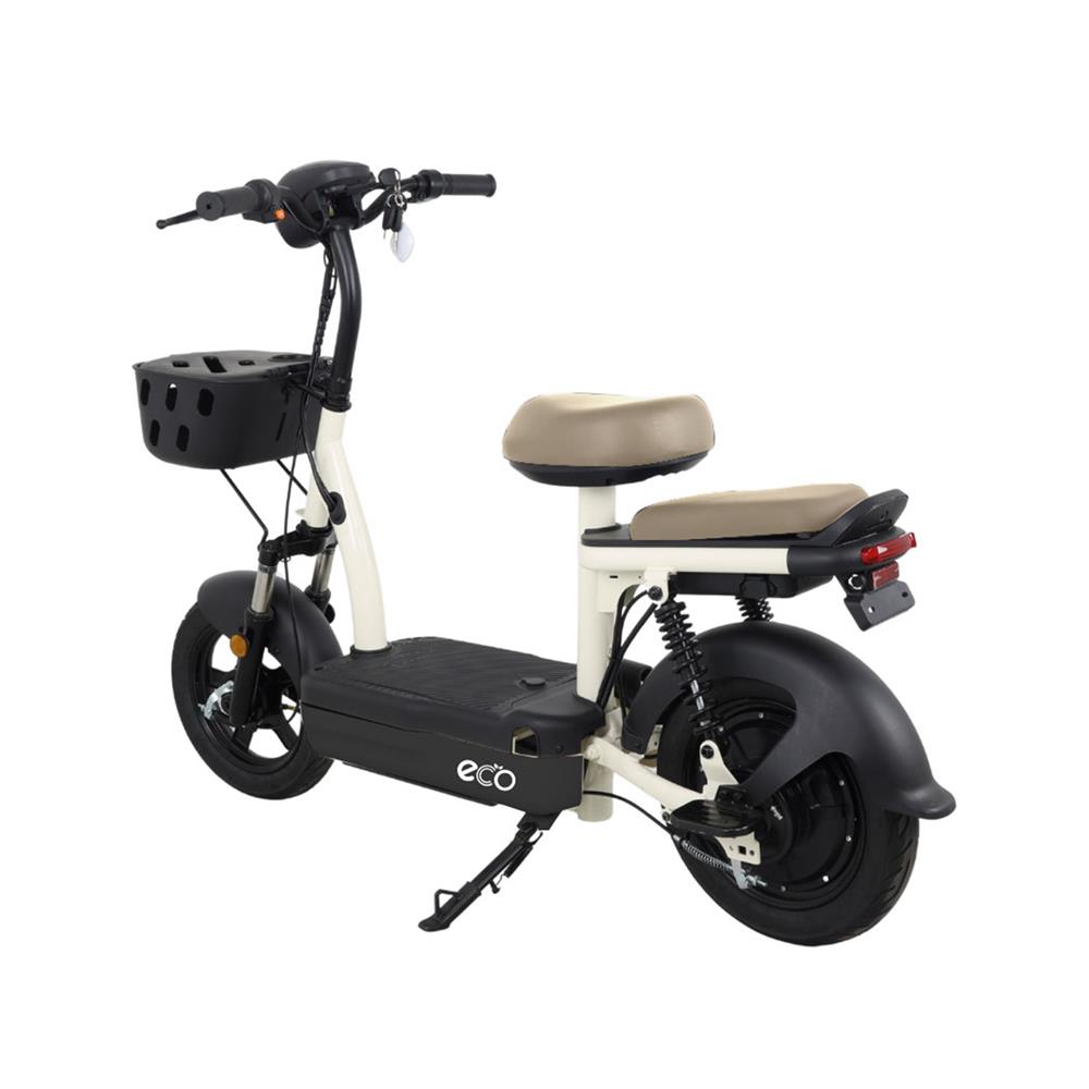 จักรยานไฟฟ้า EM ECO S1 531318825 สีขาว/ดำ