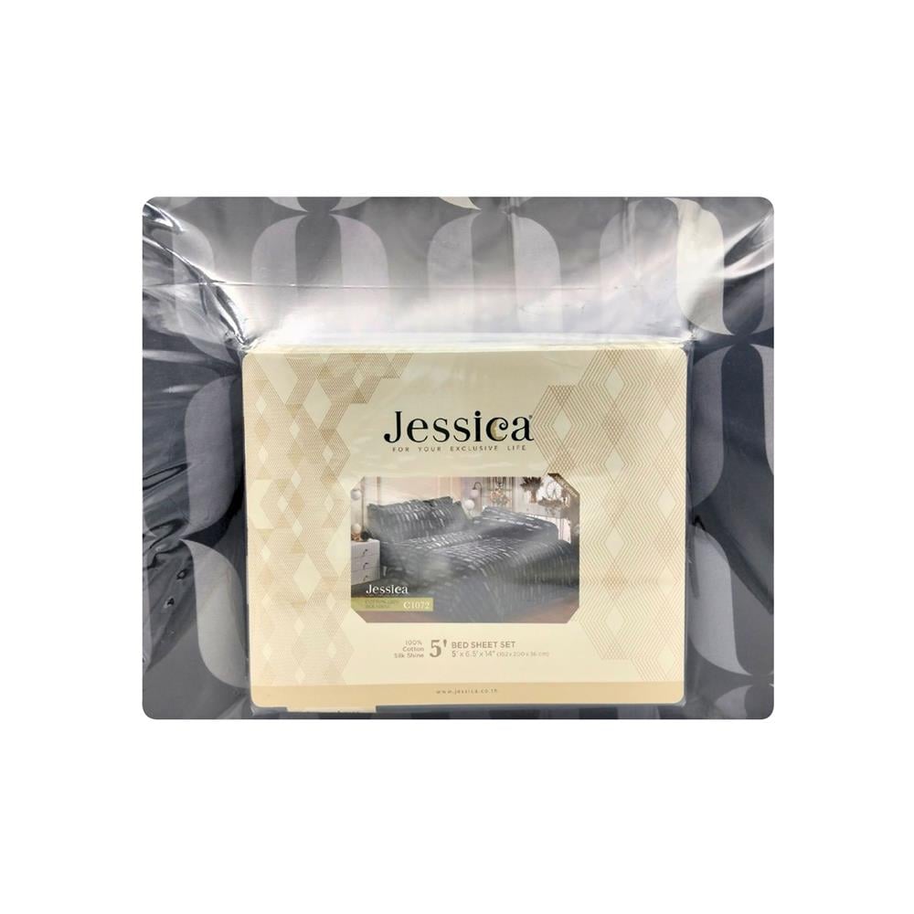 ชุดผ้าปูที่นอน 5 ฟุต (ชุด 6 ชิ้น) JESSICA COTTON 22019-C1072