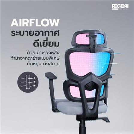 เก้าอี้สุขภาพ NUBWO NXRG04 สีเทา_5