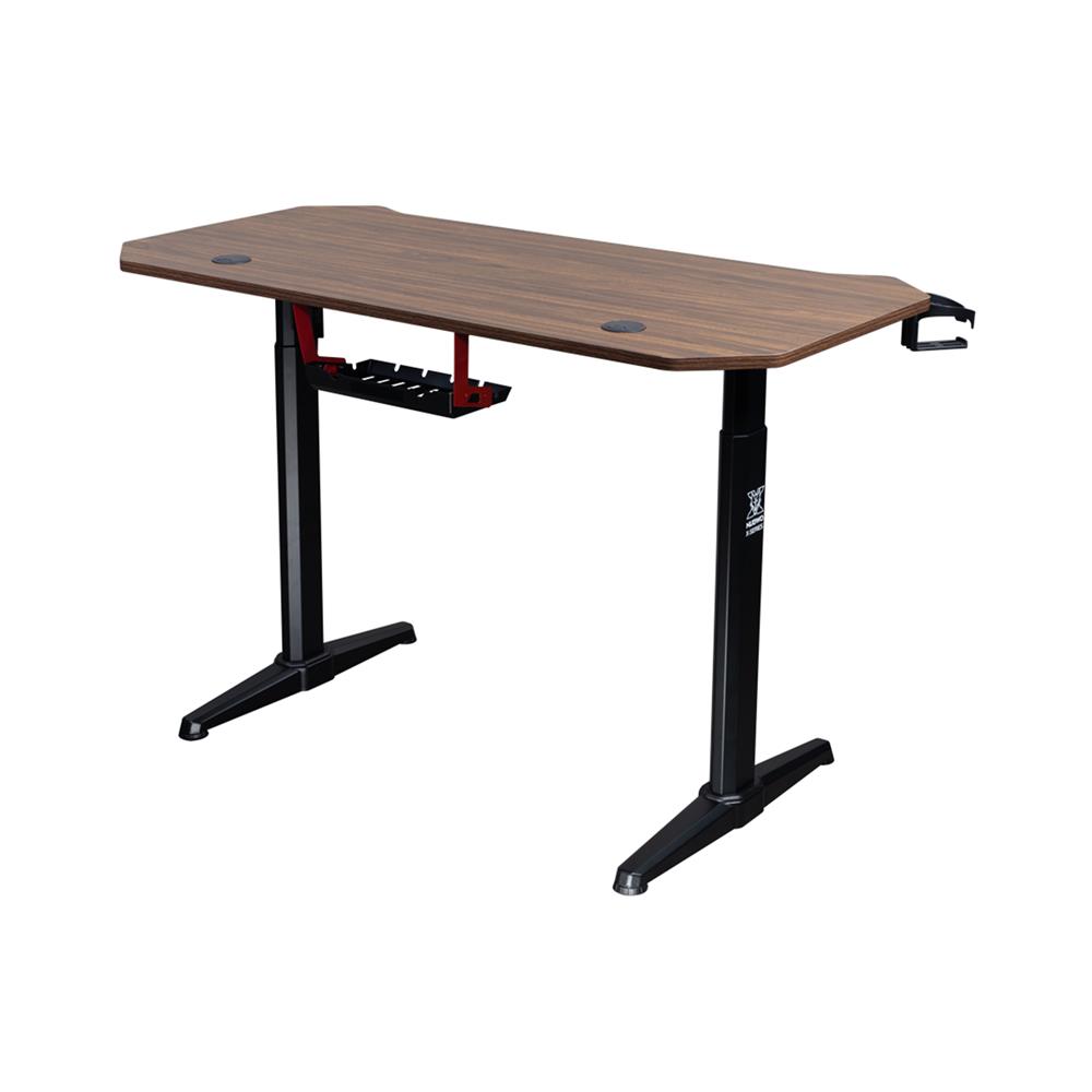 โต๊ะเกมมิ่งปรับระดับไฟฟ้า NUBWO NXGD993 120 ซม. สีดำ/ไม้