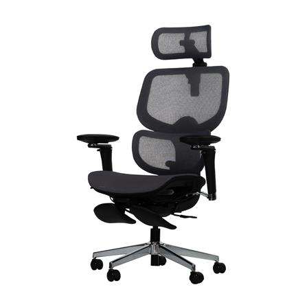 เก้าอี้สุขภาพ DESK SPACE NEBULA สีเทาเข้ม_1