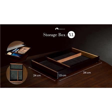 กล่องเก็บของ DESKSPACE DESK_SB_XL_WN สีวอลนัท_1