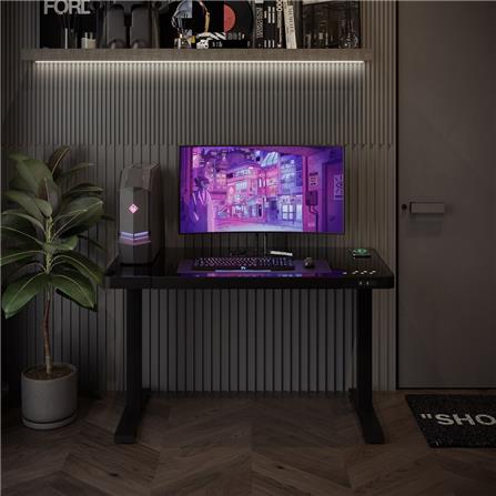 โต๊ะทำงานเหล็ก SB FURNITURE LUKE 19233320 120 ซม. สีดำ_6