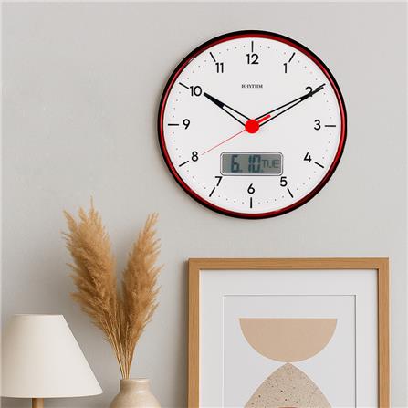 นาฬิกาแขวน RHYTHM CFG730NR02 13 นิ้ว สีดำ_5