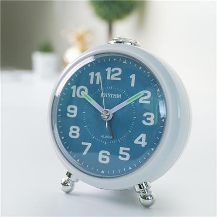 นาฬิกาปลุก RHYTHM CRE313NR03 3.3 นิ้ว สีขาว_4