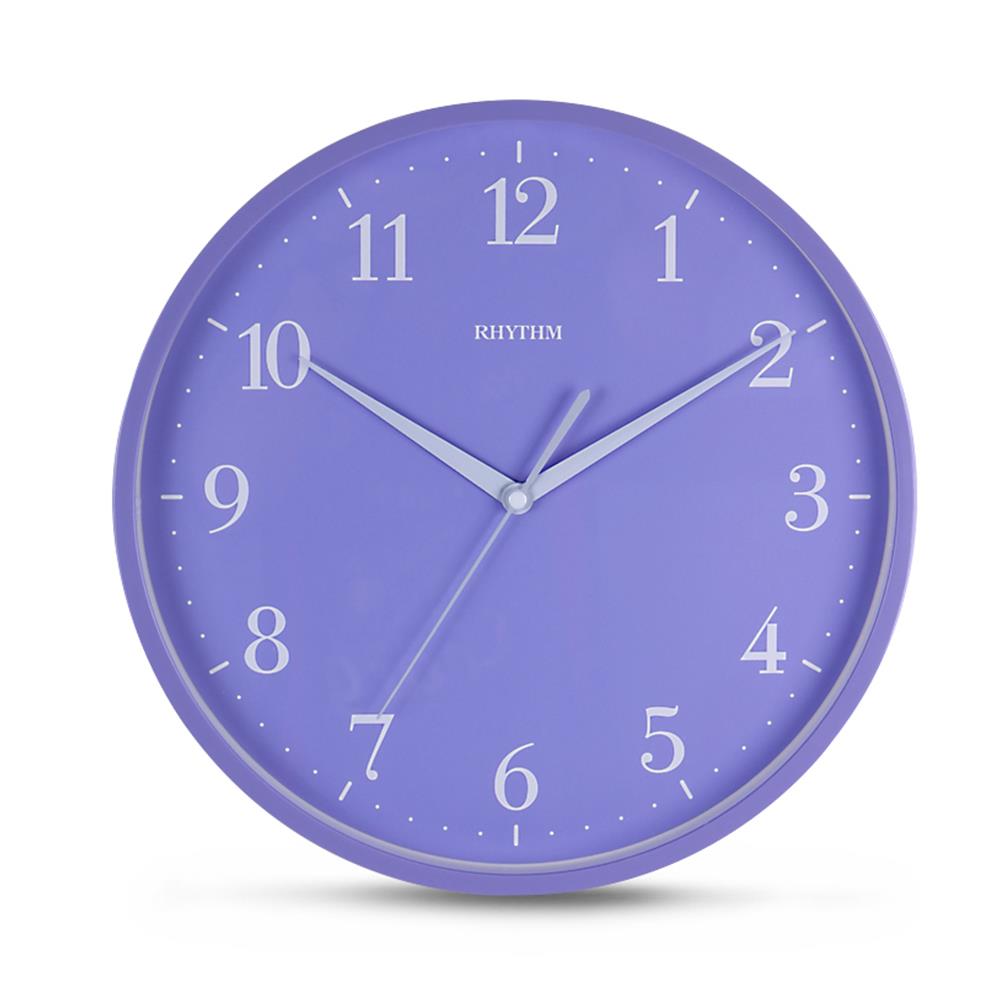 นาฬิกาแขวน RHYTHM CMG619NR12 12 นิ้ว สีม่วง