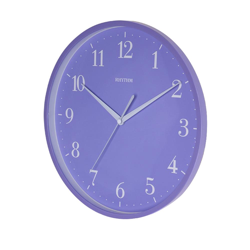 นาฬิกาแขวน RHYTHM CMG619NR12 12 นิ้ว สีม่วง