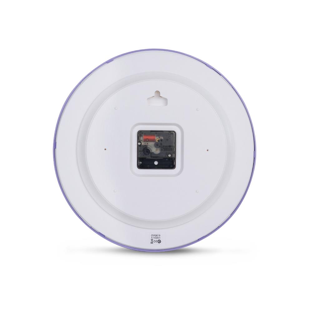 นาฬิกาแขวน RHYTHM CMG619NR12 12 นิ้ว สีม่วง